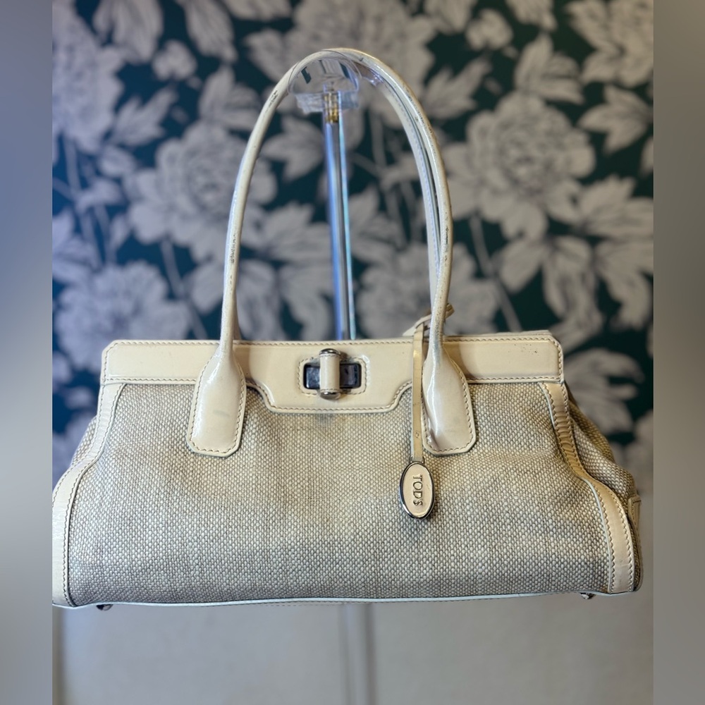 Tod's Cream Satchel Bag